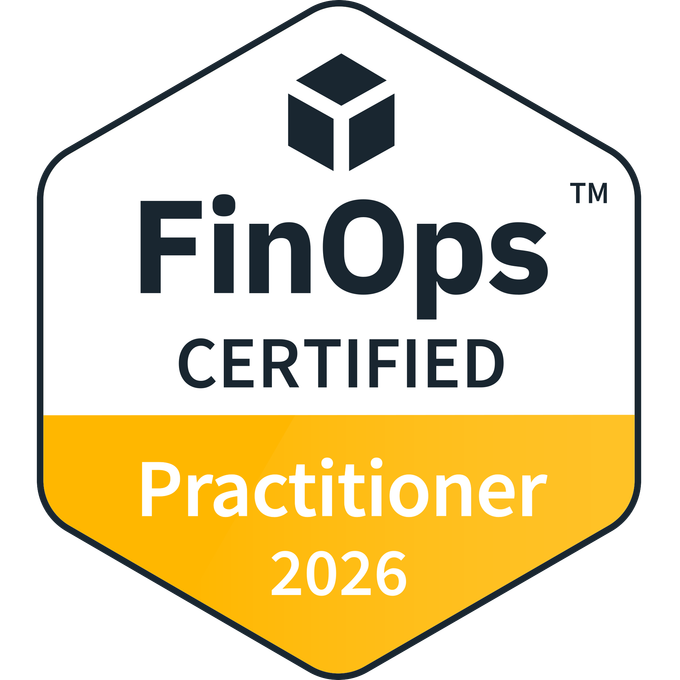 FinOps Certified Practitioner 2026 badge